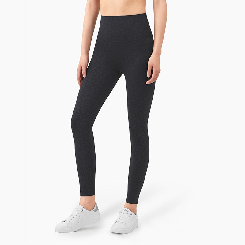 Full-Length High Waist Elastic Leggings - BEYOND