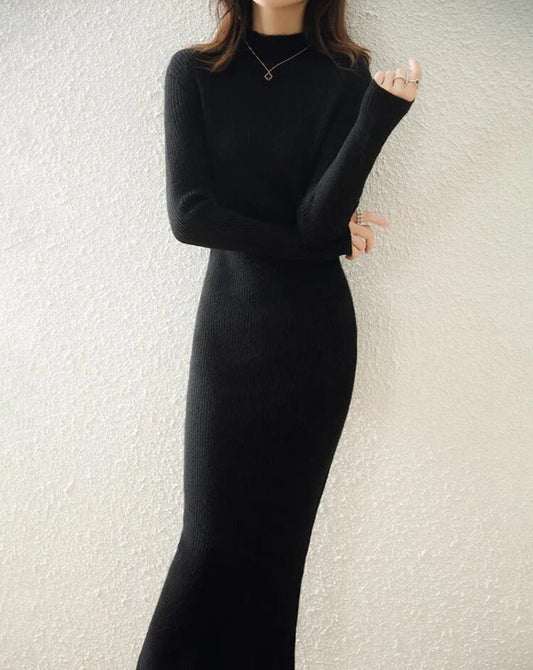 Maxi Wool Sweater Dress - BEYOND