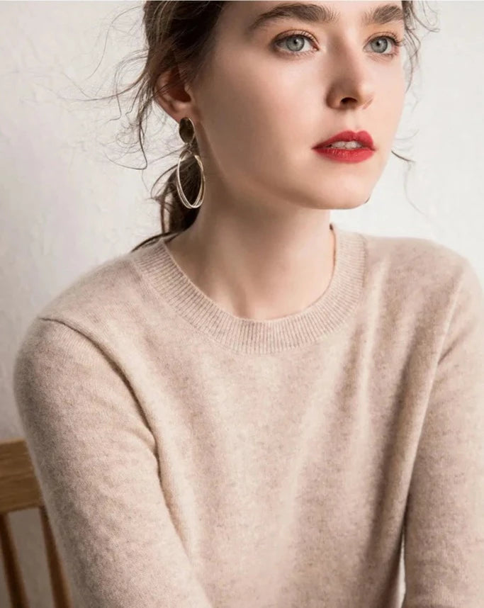 Round Neck Cashmere Sweater