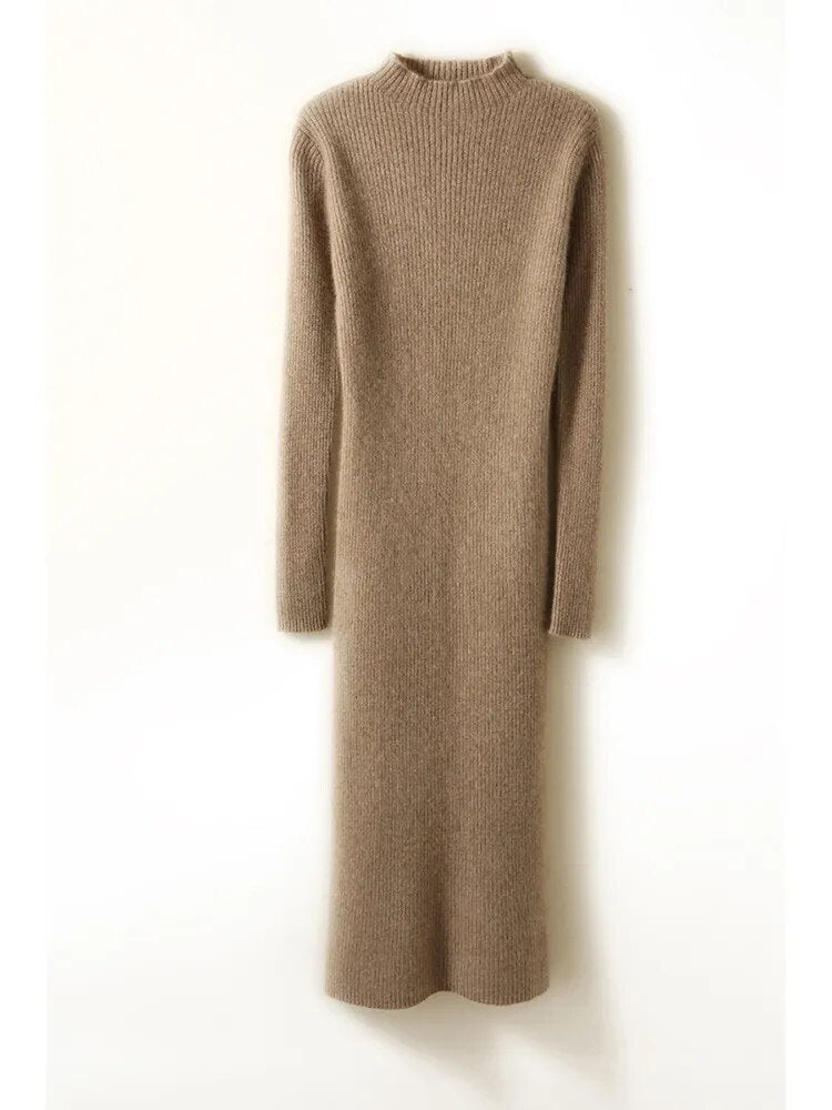 Maxi Wool Sweater Dress - BEYOND