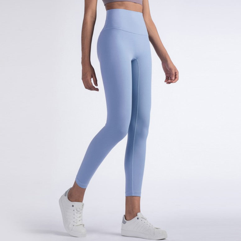 Full-Length High Waist Elastic Leggings - BEYOND