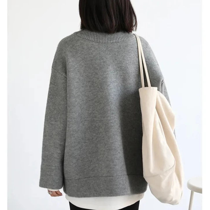 V-Neck Loose Cardigan