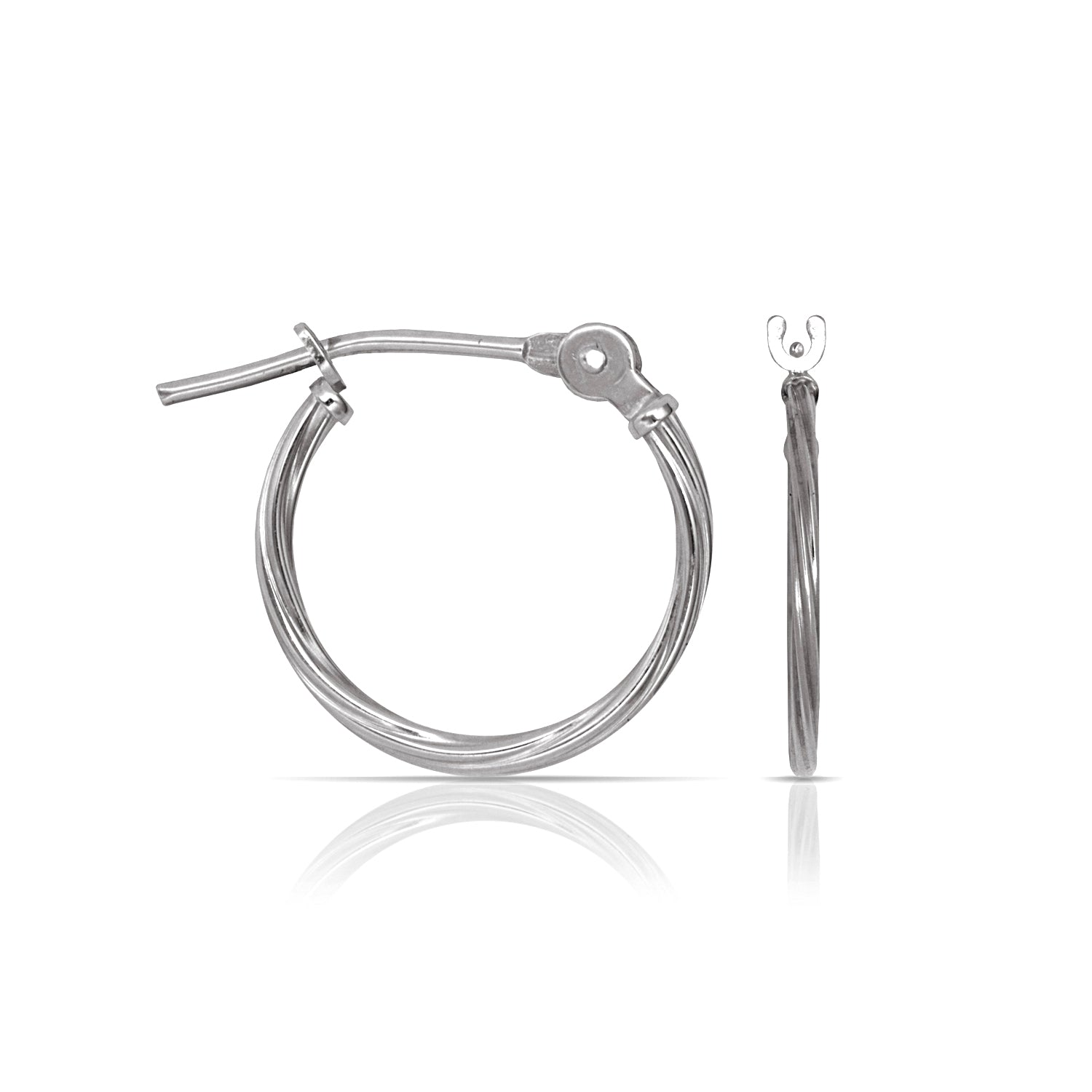 14K Solid Gold Hoop Earrings - BEYOND