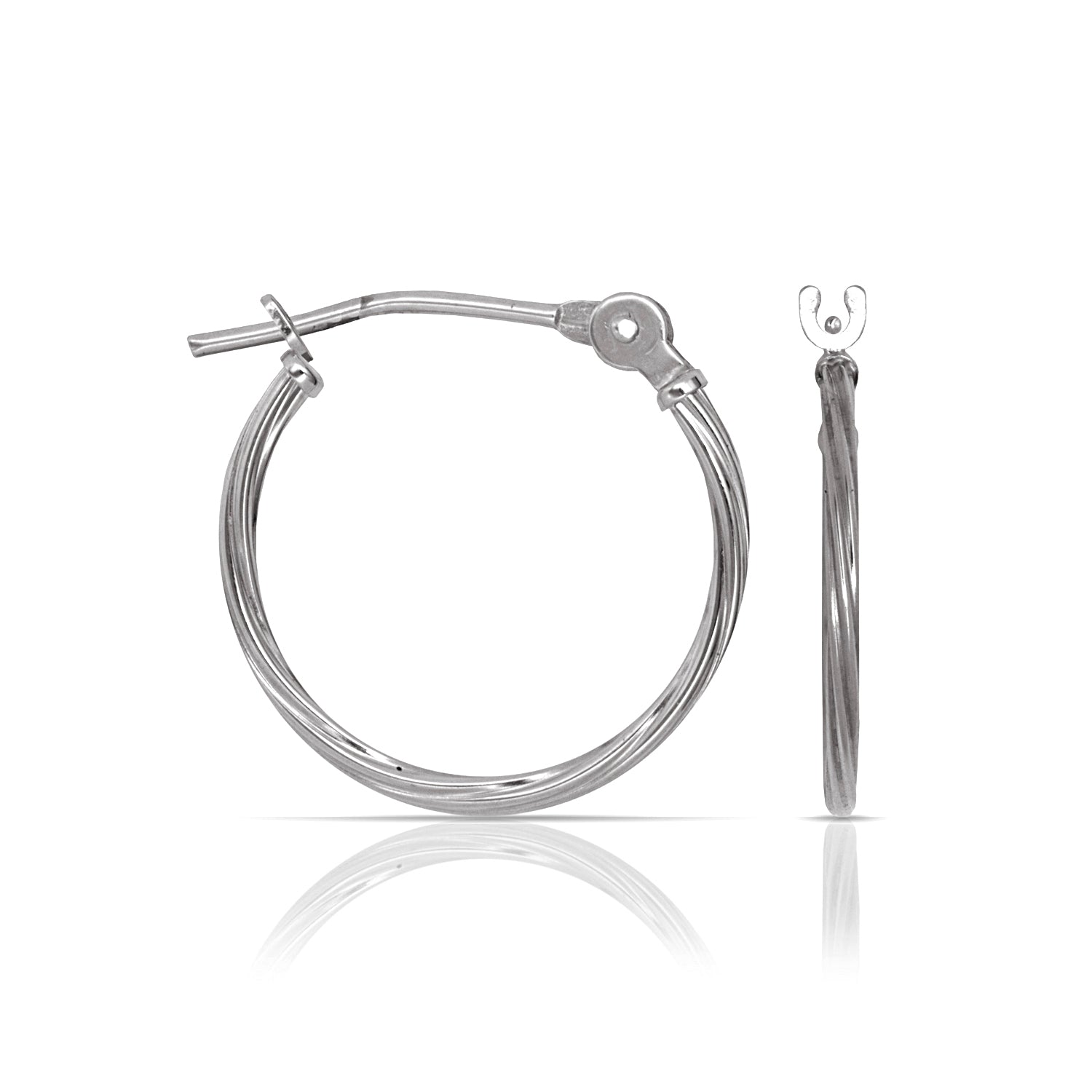 14K Solid Gold Hoop Earrings - BEYOND