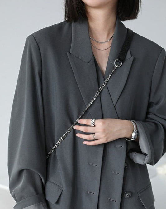 Long Loose Trench Coat