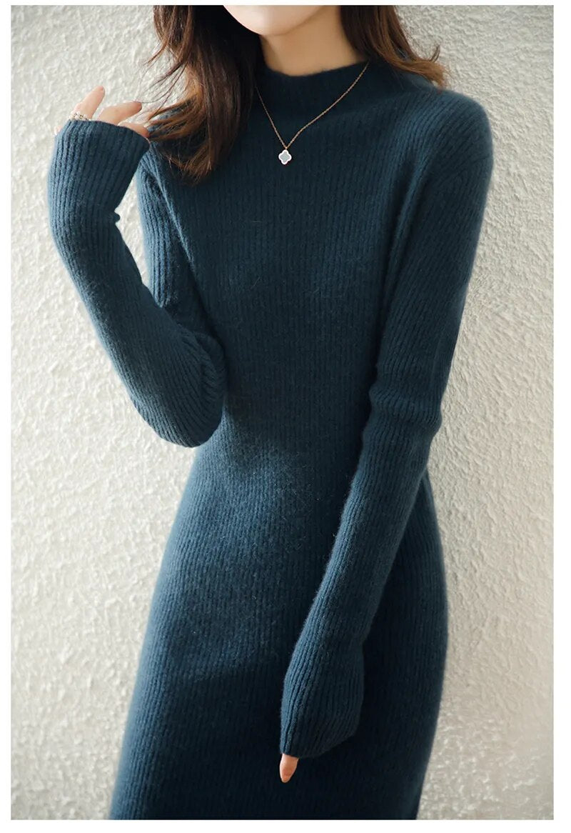 Maxi Wool Sweater Dress - BEYOND