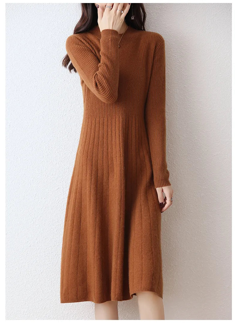 Merino Wool Long Dress