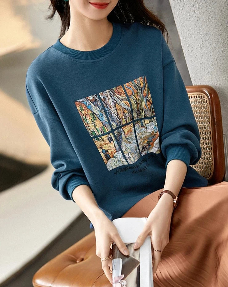 Casual Loose Sweatshirt