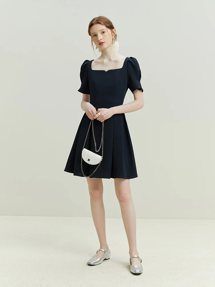Elegant Black Short Dress