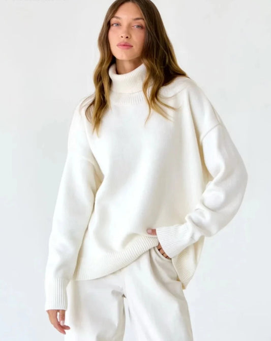 Turtleneck Oversized Casual Sweater