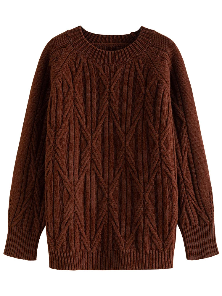 Loose Casual Twisted Sweater