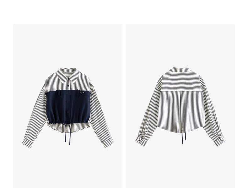 Two Piece Striped Shirt