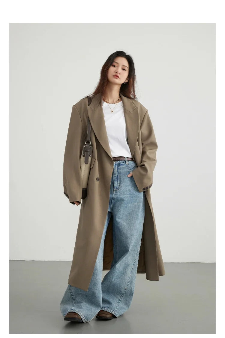 Classic Long Trench Coat