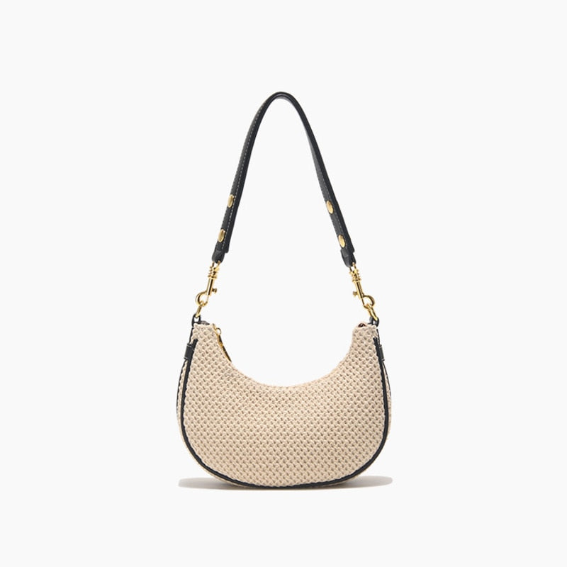 Half Moon Hobo Shoulder Bag - BEYOND FASHION