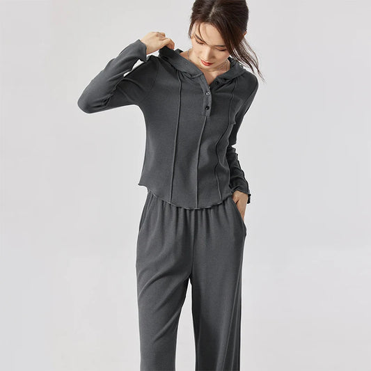 Casual Hoodie And Pant Sets