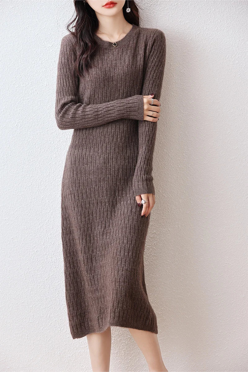 Merino Wool Long Dress