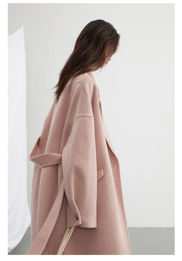 Casual Loose Woolen Long Coat