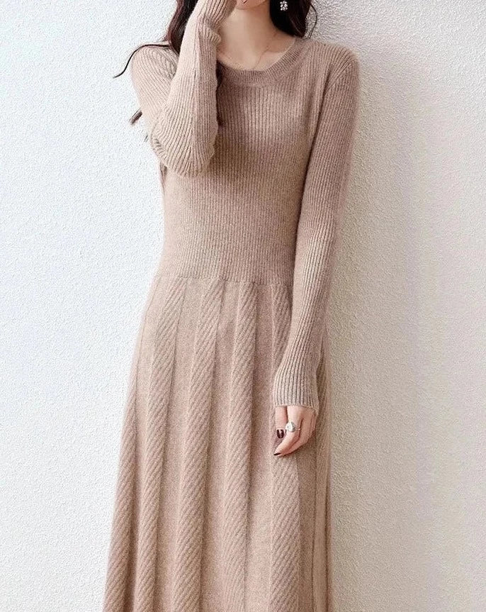 Wool Midi Sweater Dress
