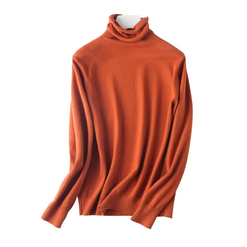 Turtleneck Slim Fit Basic Sweater