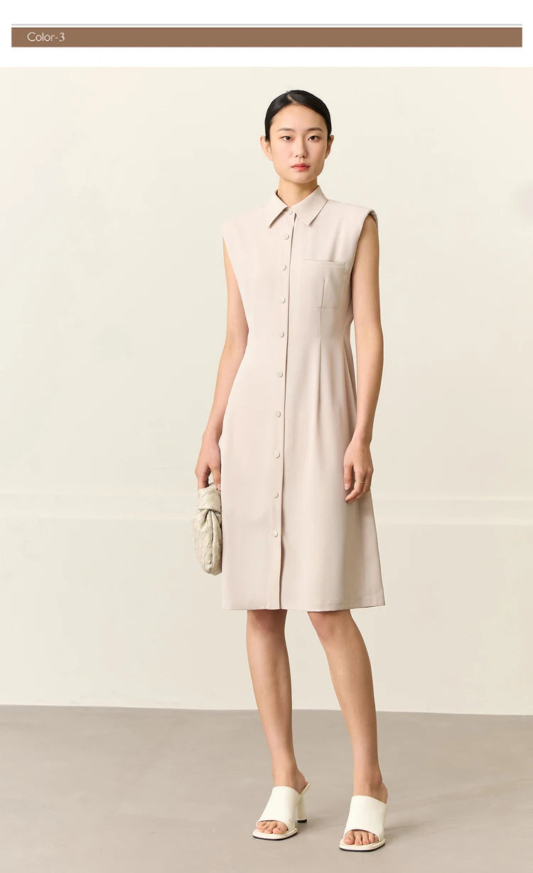 Minimalism Sleeveless Dress