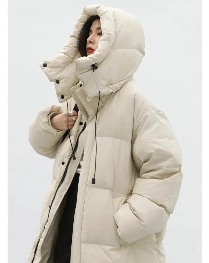 Loose Hooded Thick Warm Long Winter Jacket – BEYOND FASHION