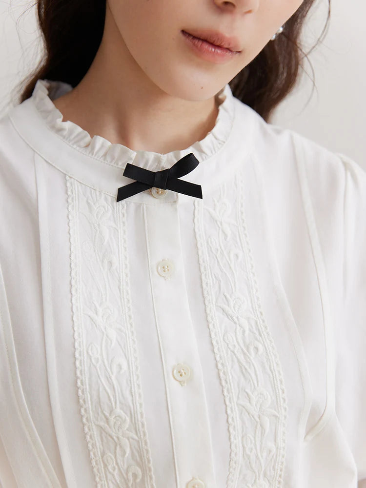 Classical Chic Jacquard Shirt