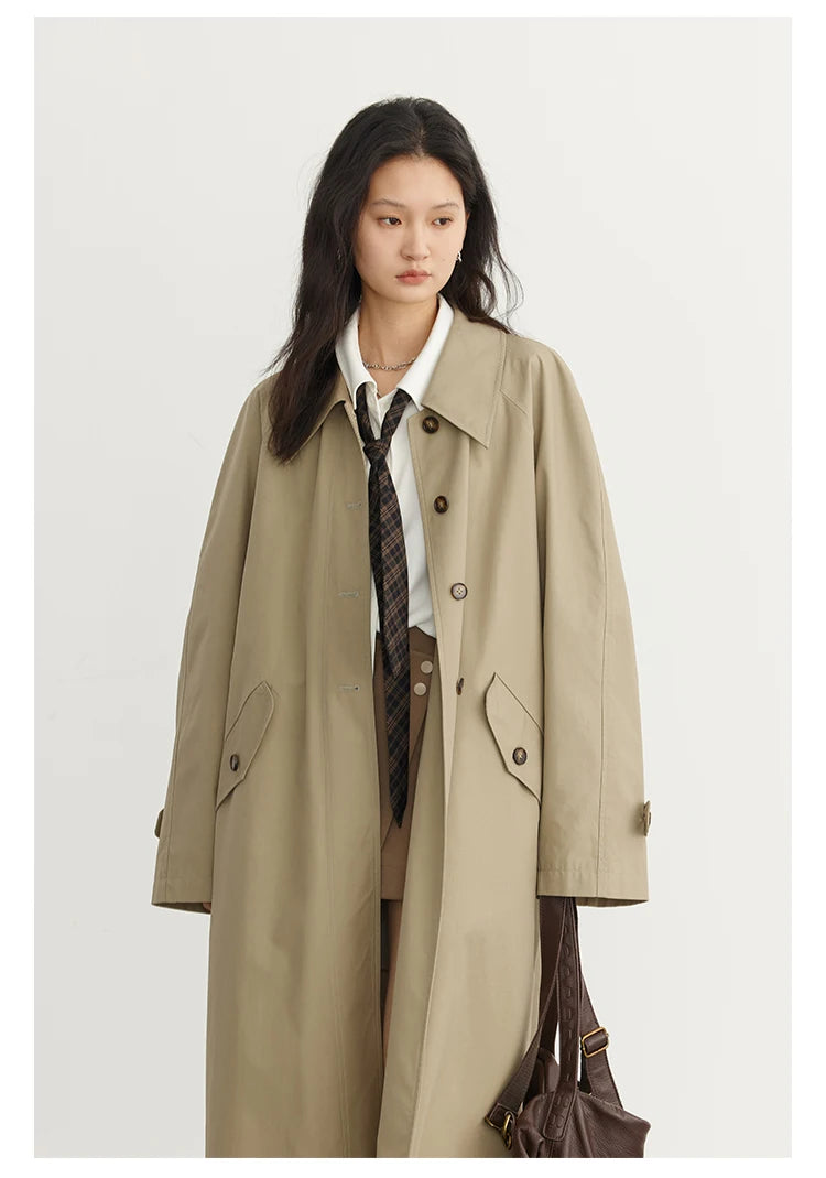 Casual Loose Long Trench Coat