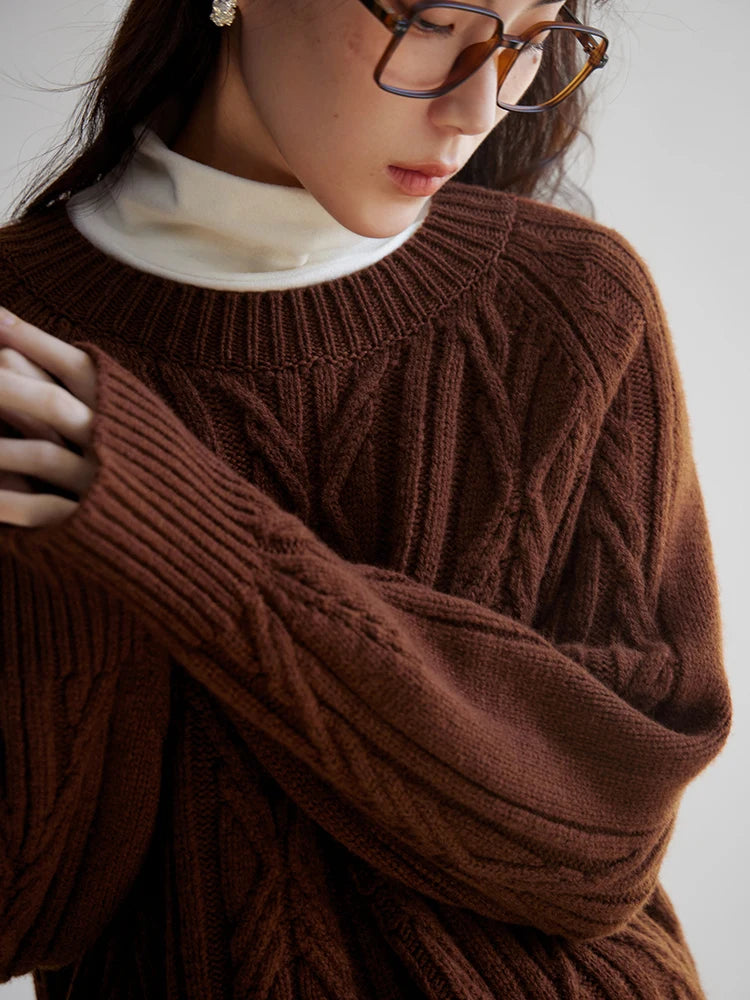 Loose Casual Twisted Sweater