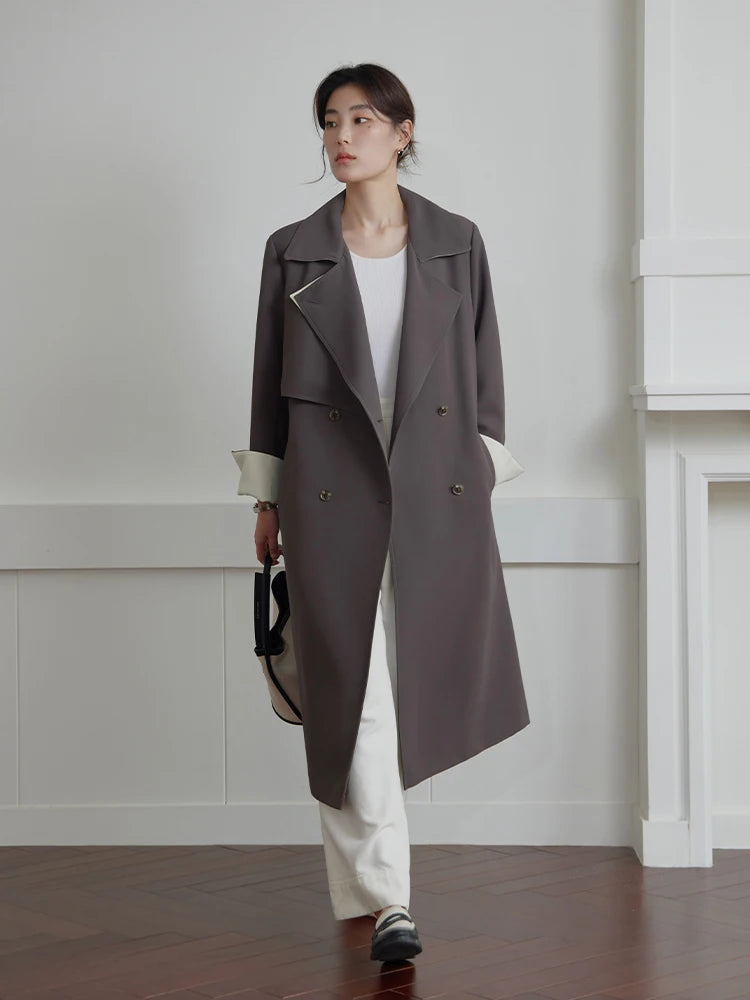 Mid-Length Trench Coat