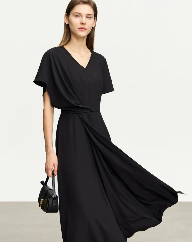 Asymmetrical Midi Dress