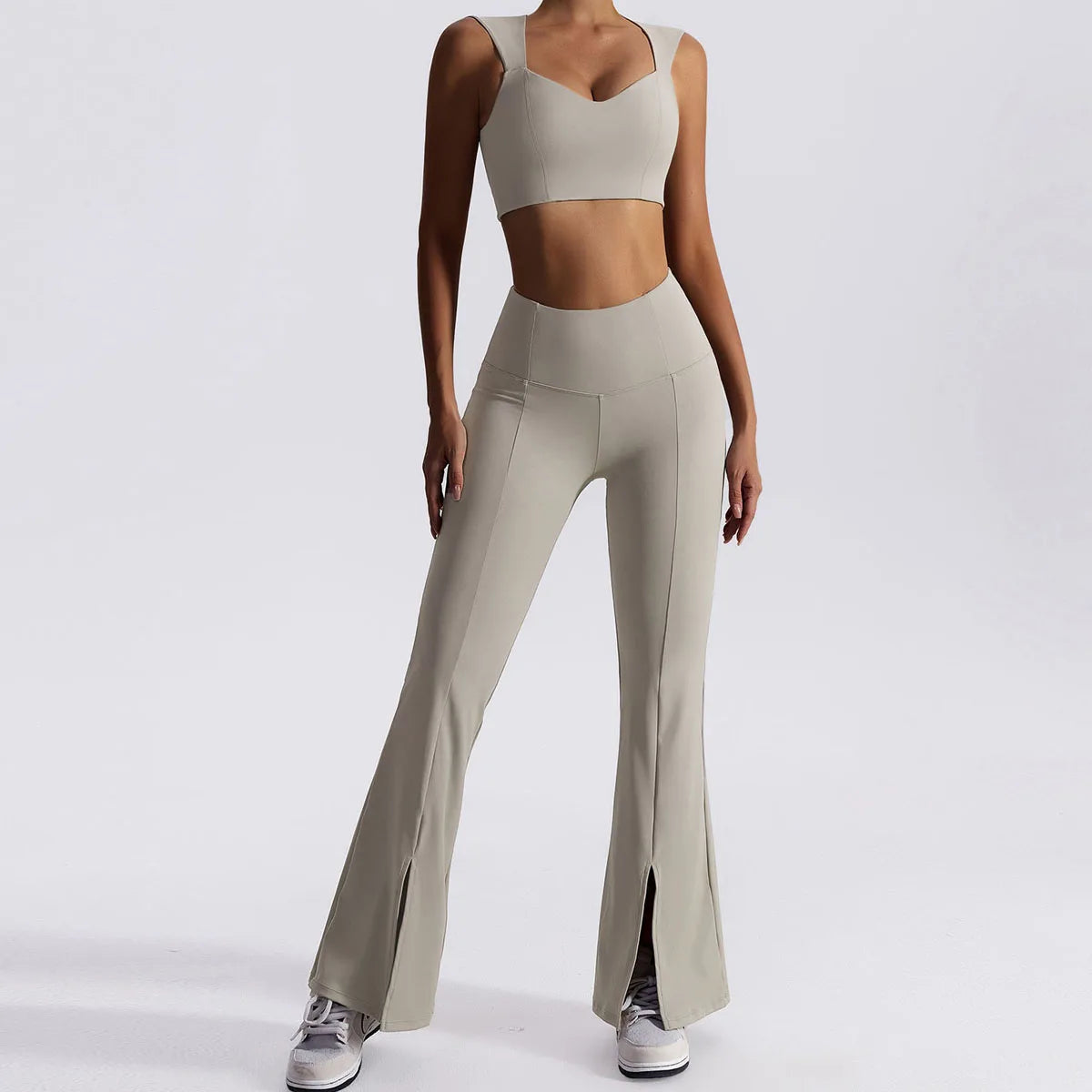 Chic Sports Top and Pants Set
