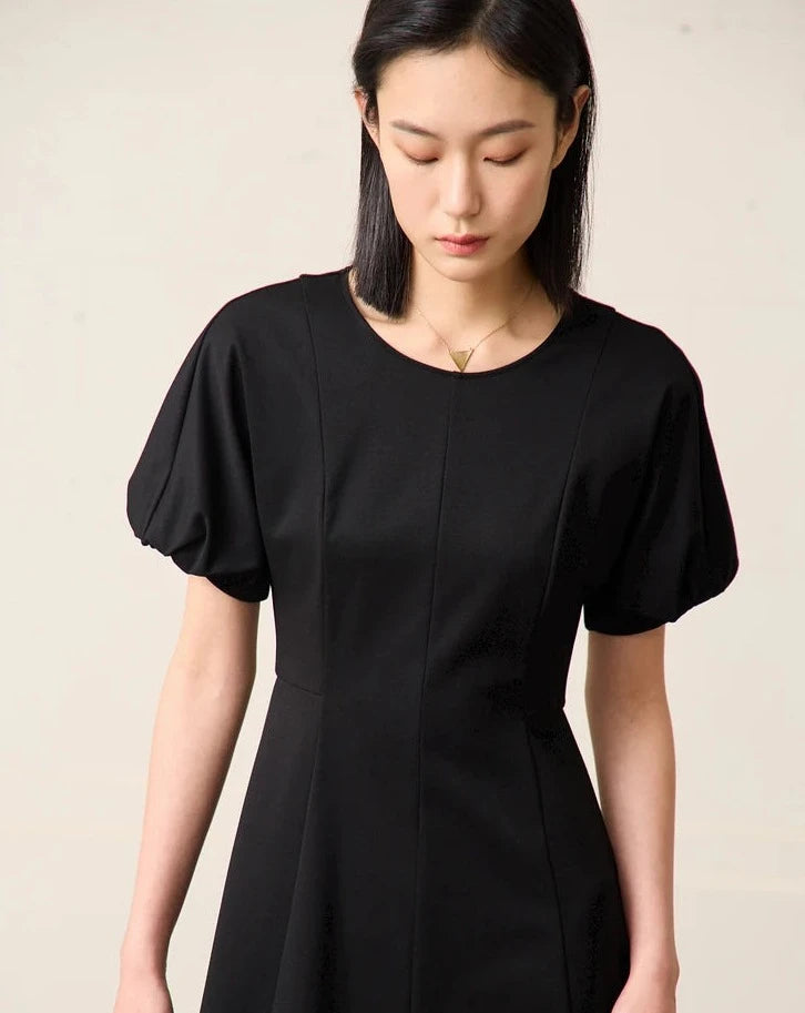 Round Neck Short Sleeve Dress