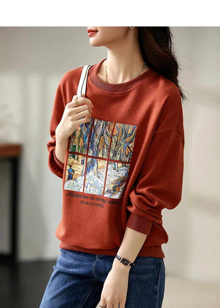 Casual Loose Sweatshirt