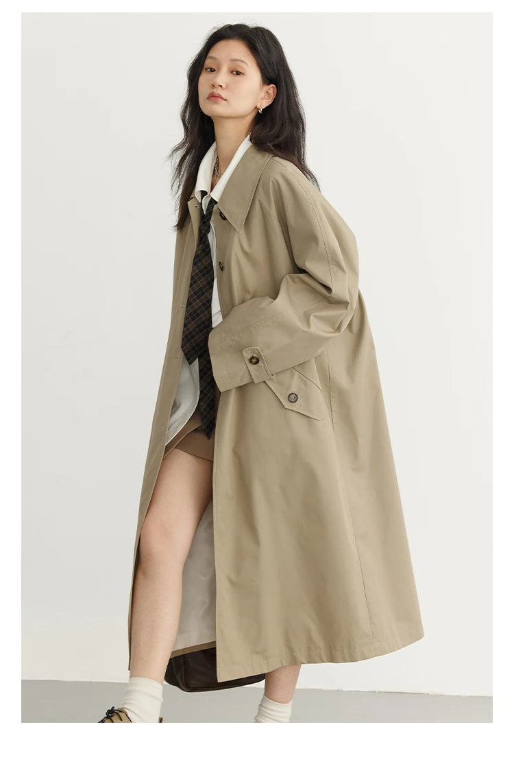 Casual Loose Long Trench Coat