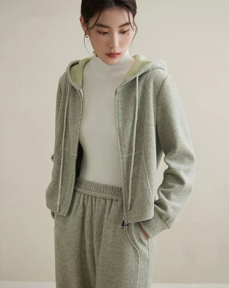 Hoodie And Casual Loose Pants Set