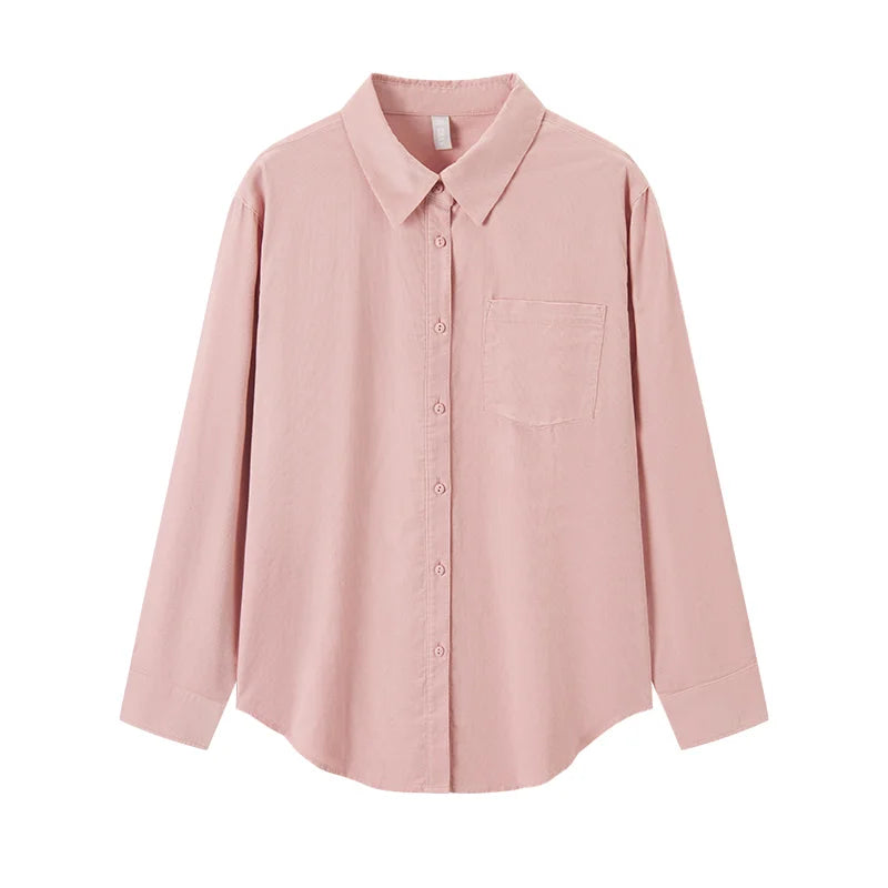 Corduroy Loose Shirt - BEYOND FASHION