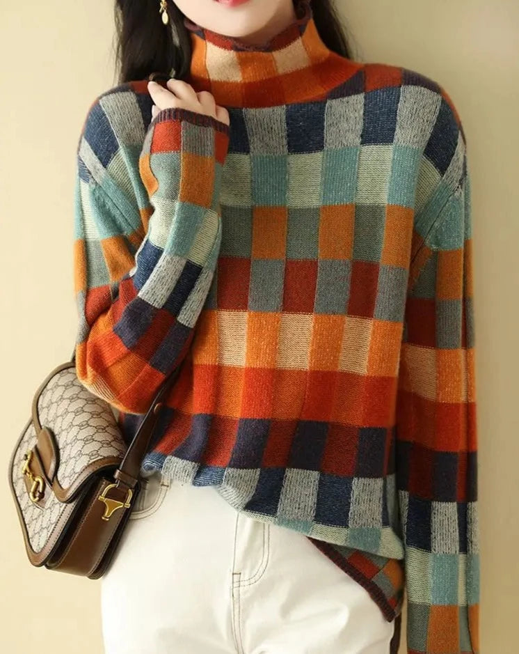 Geometry Turtleneck Sweater