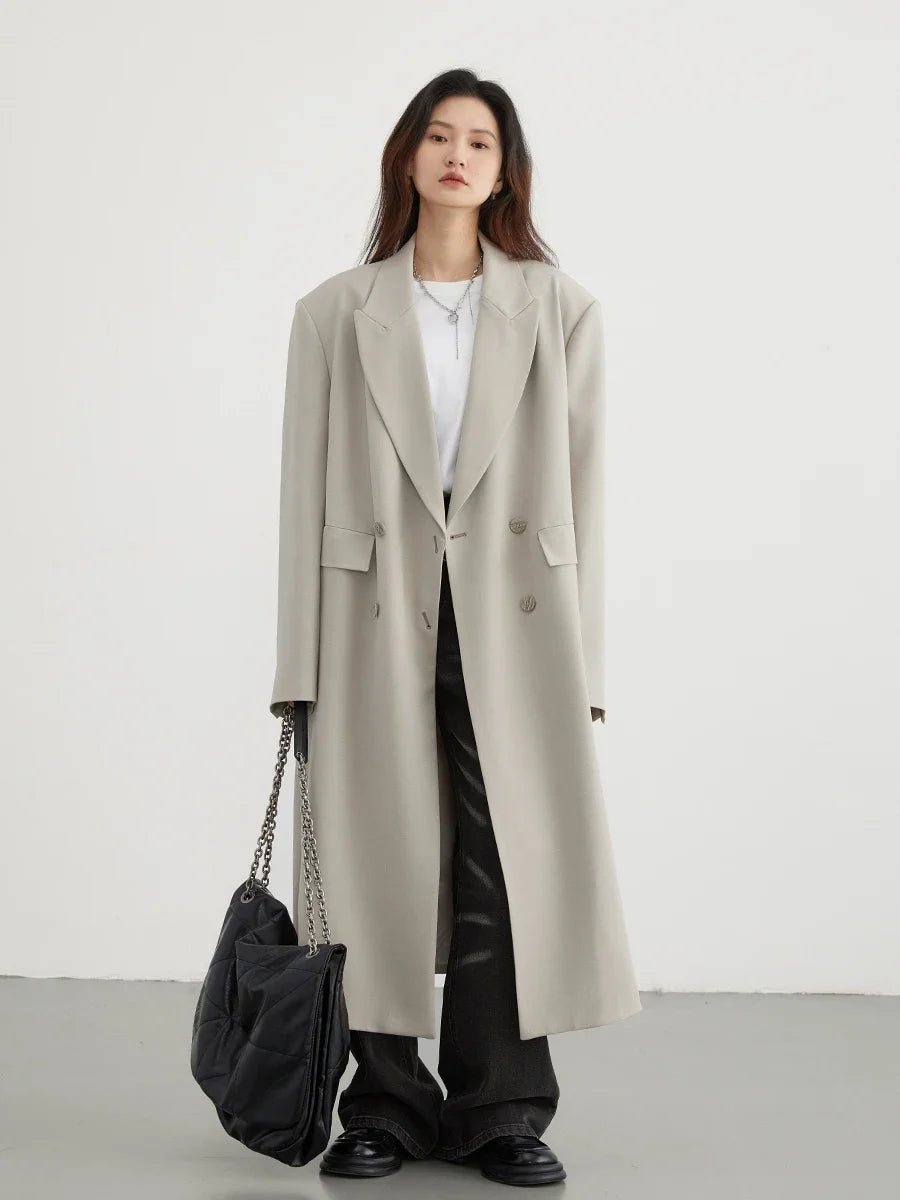 Classic Long Trench Coat