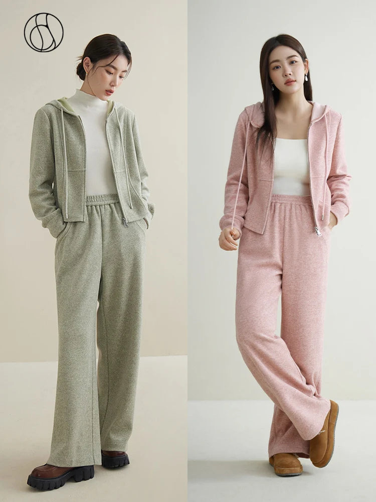 Hoodie And Casual Loose Pants Set