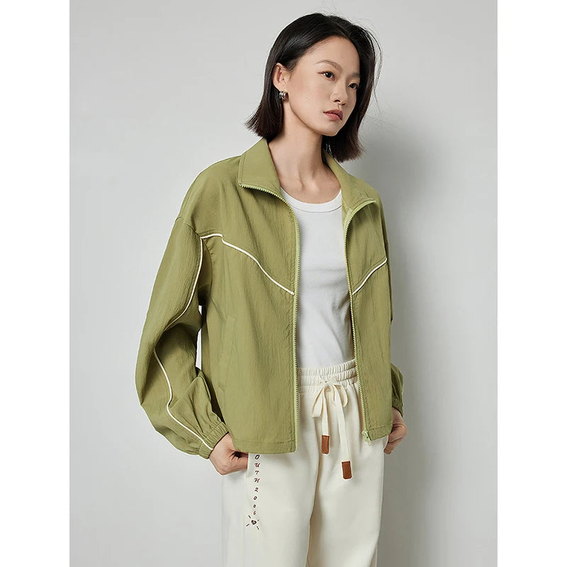 Casual Zippered Sport Jacket