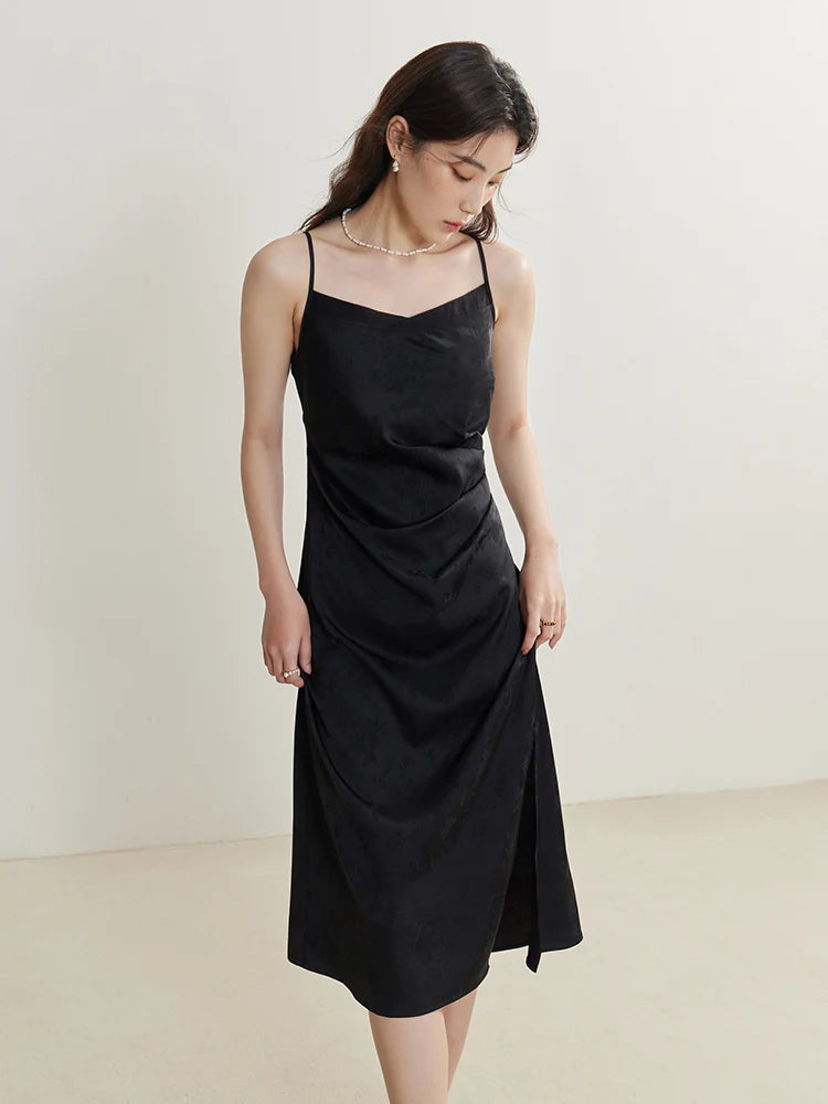 Elegant Jacquard Midi Dress