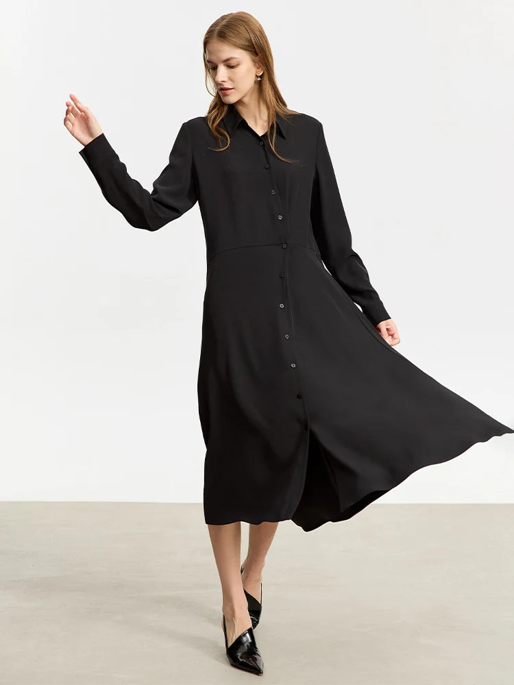 Minimalist Midi Shirt Dresses