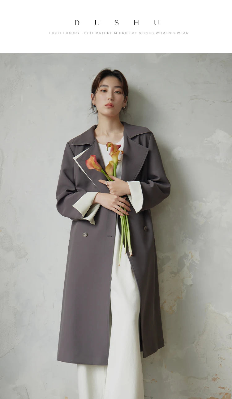 Mid-Length Trench Coat