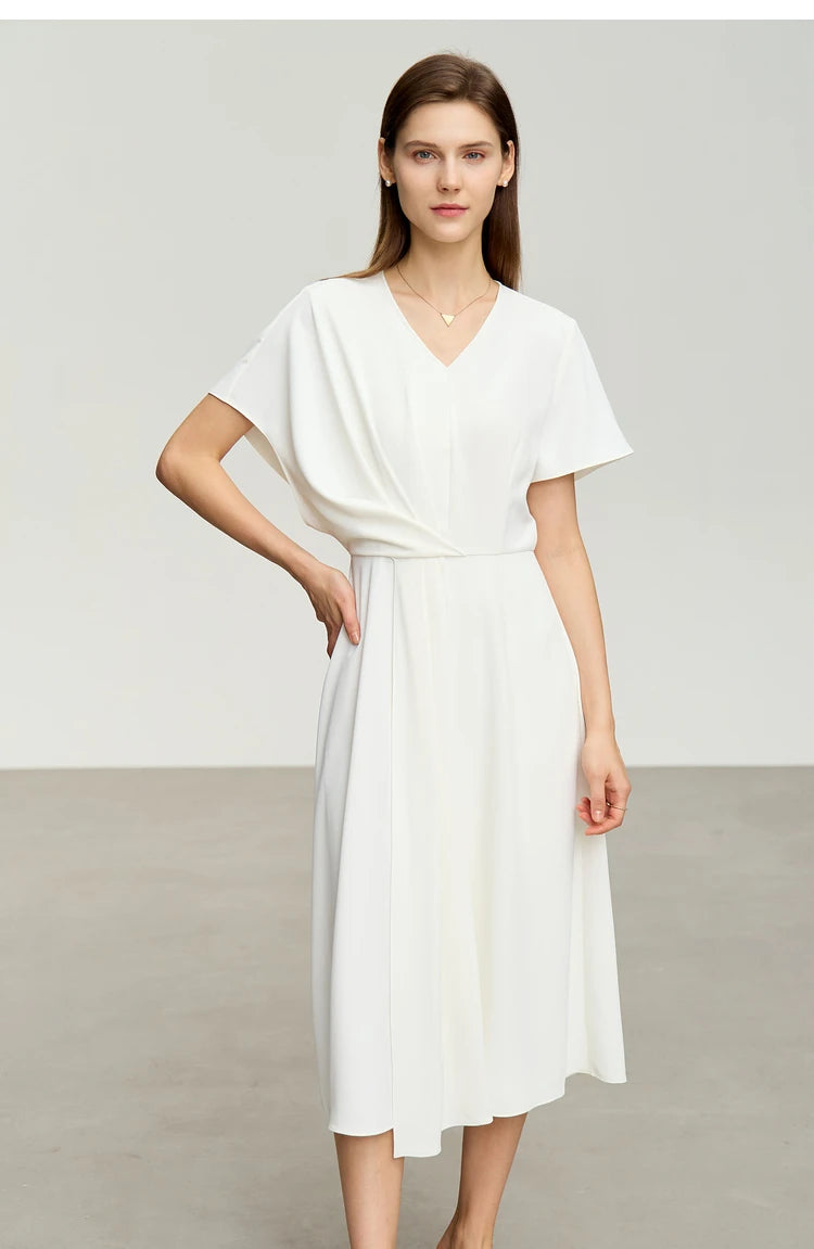 Asymmetrical Midi Dress