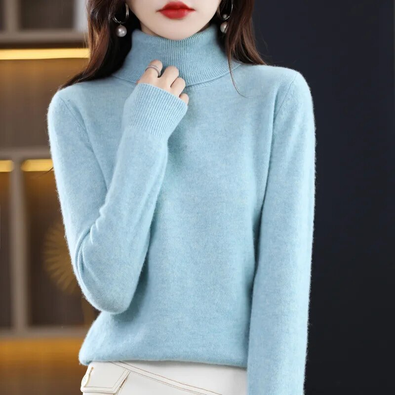 High Neck Loose Sweater