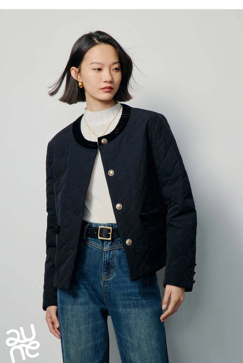 Round Neck Loose Jacket