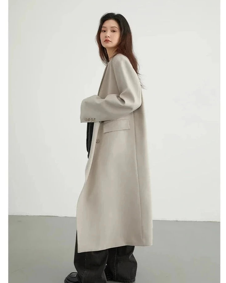 Classic Long Trench Coat