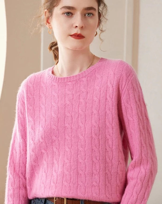 Round Neck Cashmere Sweater