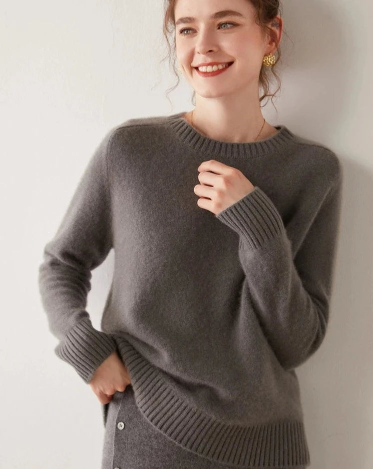 Cashmere Round Neck Sweater