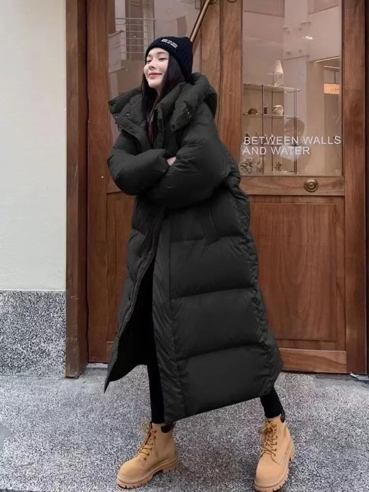 Hooded Cozy Long Winter Jacket
